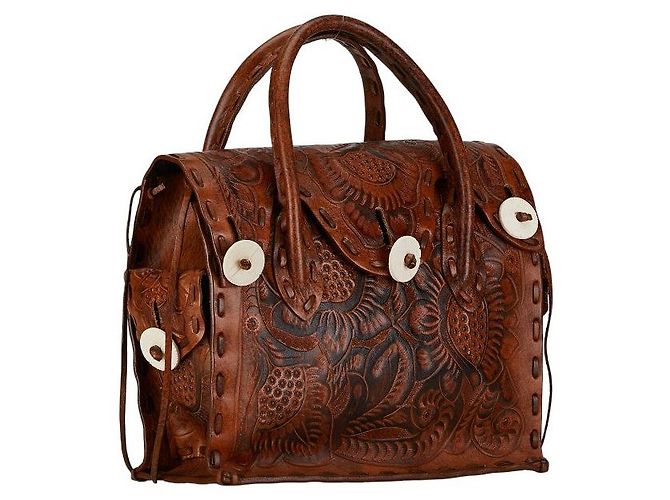 & Other Stories Bolsa de couro Maestra S da Carving Tribes - vista 2