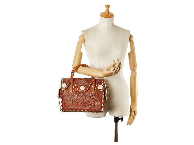 & Other Stories Bolso de cuero Maestra S de Carving Tribes - vista 7