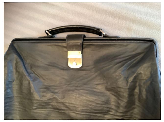 Borsa da viaggio Jean Paul Gaultier in pelle nera Nero - vista 12