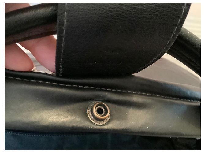 Borsa da viaggio Jean Paul Gaultier in pelle nera Nero - vista 14