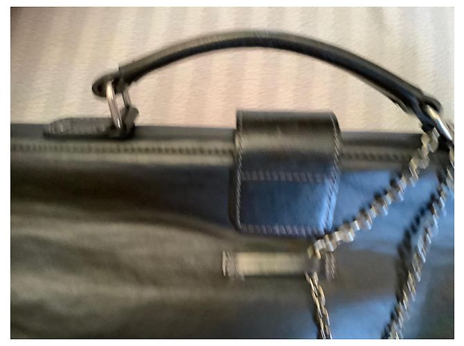 Borsa da viaggio Jean Paul Gaultier in pelle nera Nero - vista 19