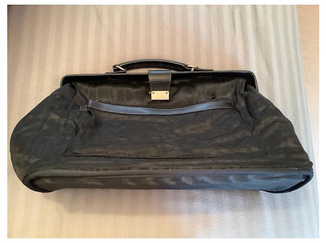 Borsa da viaggio Jean Paul Gaultier in pelle nera Nero - vista 20