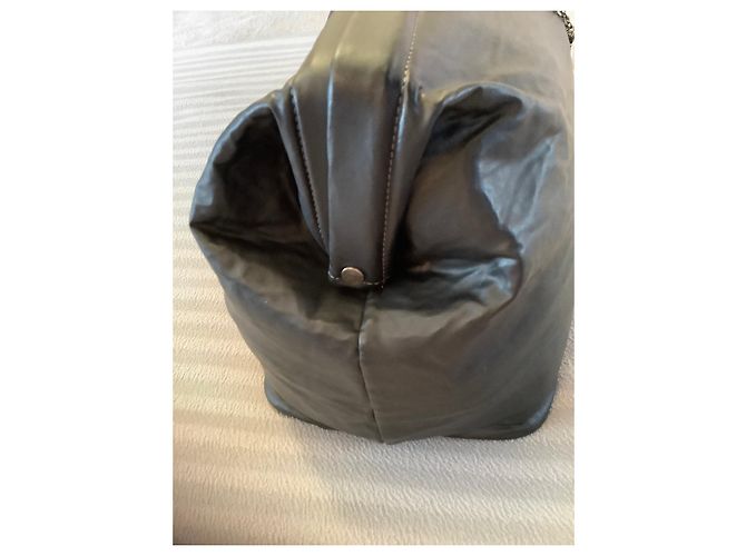 Borsa da viaggio Jean Paul Gaultier in pelle nera Nero - vista 4