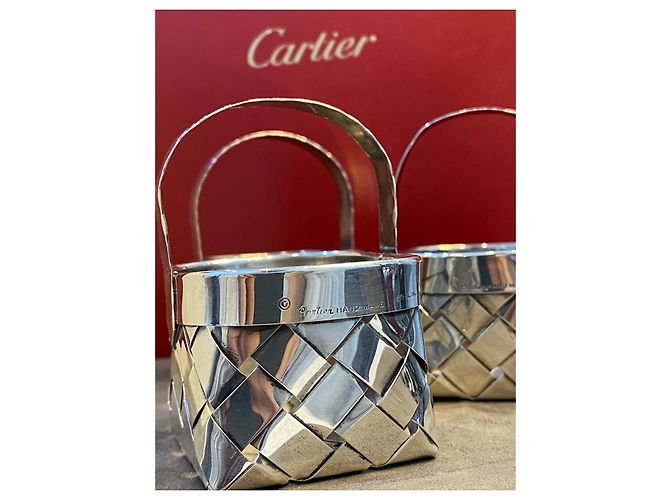 Tre cesti da Cartier Silver hardware - vista 2