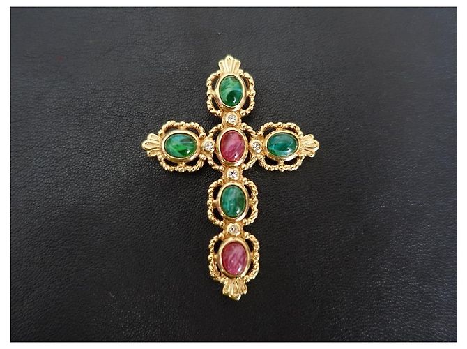 Croce pendente Christian Dior - vista 6