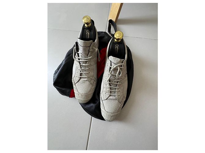 Zilli Sneaker aus Krokodilleder Grau - Ansicht 5