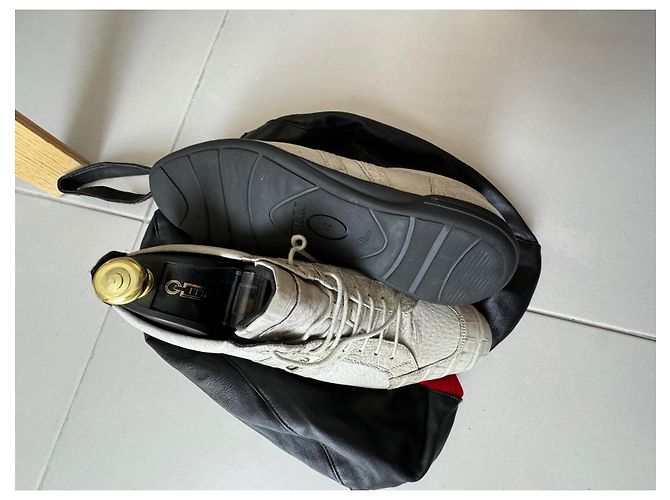 Zilli Sneaker aus Krokodilleder Grau - Ansicht 6