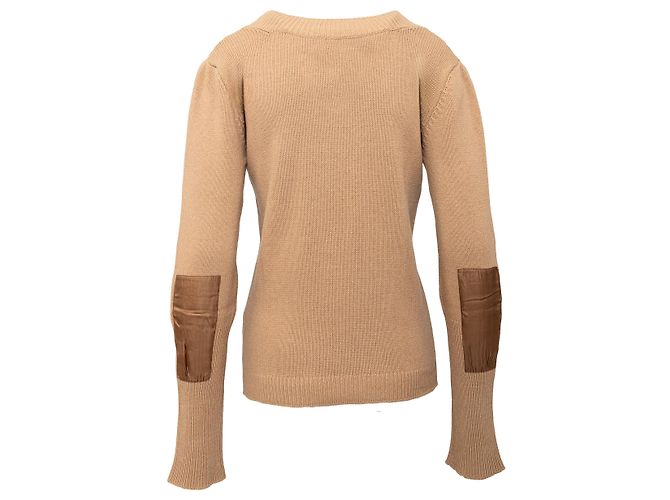 Suéter de malha Helmut Lang Bege - vista 2