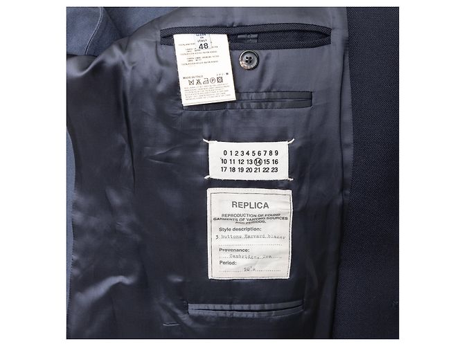 Maison Martin Margiela Maison Margiela replica blazer Harvard anni '50 - vista 7