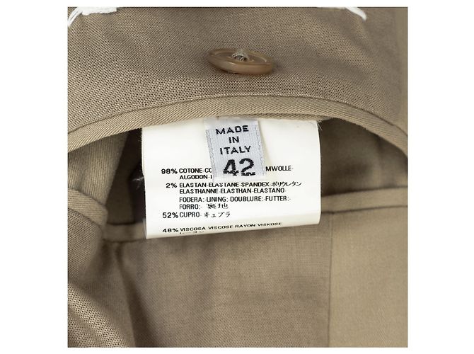 Maison Martin Margiela Gabardina de Maison Margiela Caqui - vista 14