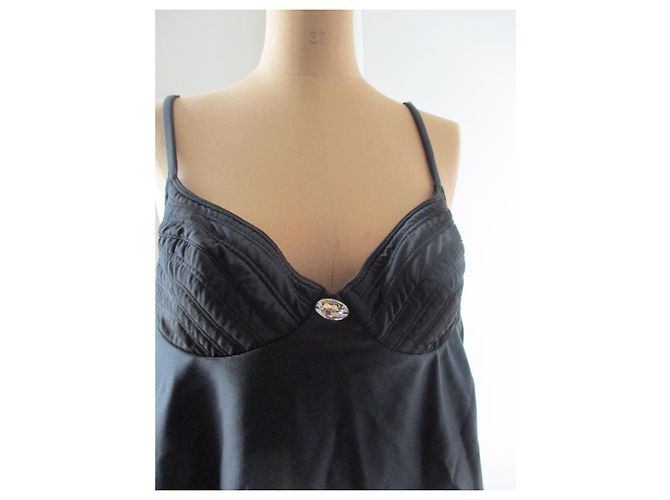 Christian Dior Einteiliger Badeanzug, Größe 4. Schwarz - Ansicht 8