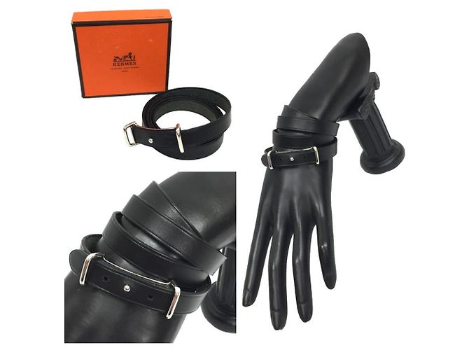 Tour Hermès Drag forrado Negro - vista 2