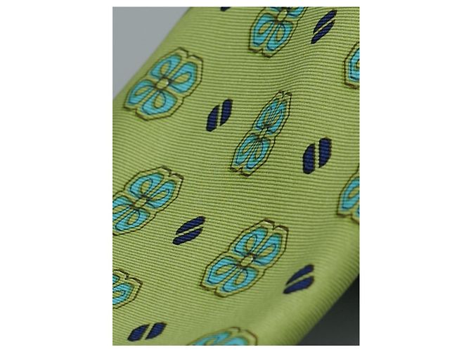 Etro Corbata Verde com Flores - vista 2