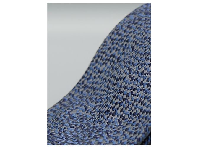 Salvatore Ferragamo Corbata Azul a Cuadros Blu - vista 2