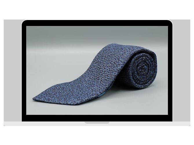 Salvatore Ferragamo Corbata Azul a Cuadros Blu - vista 3