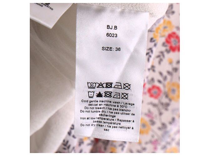 Abito midi floreale Ganni Ditsy in cotone multicolore - vista 5