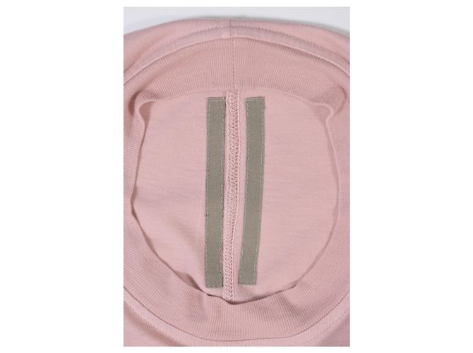 Rick Owens DRKSHDW Tommy Camicetta corta in cotone rosa - vista 10