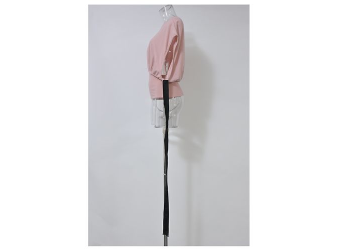 Rick Owens DRKSHDW Tommy Camicetta corta in cotone rosa - vista 7