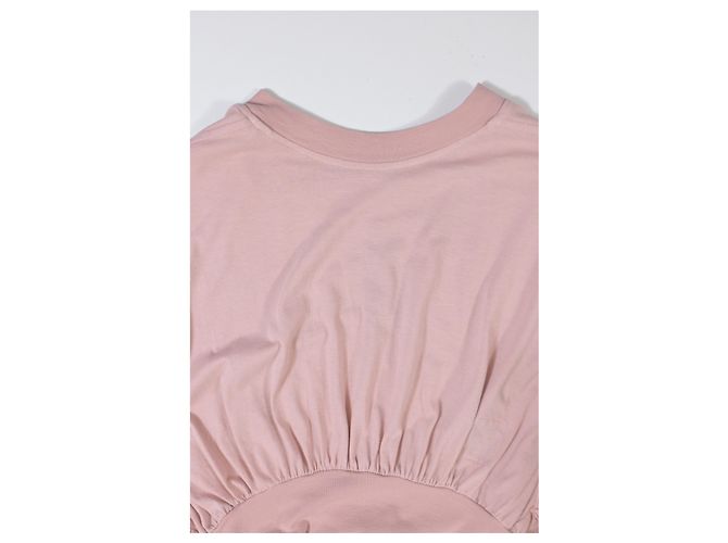 Rick Owens DRKSHDW Tommy Camicetta corta in cotone rosa - vista 9