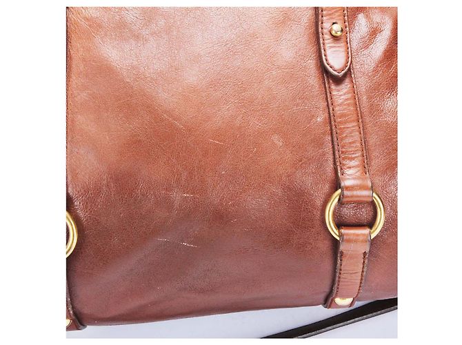 Bolsa de ombro de couro Miu Miu em muito bom estado - vista 11