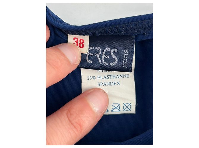 Eres Badebekleidung T.FR 38 Polyester Marineblau - Ansicht 4