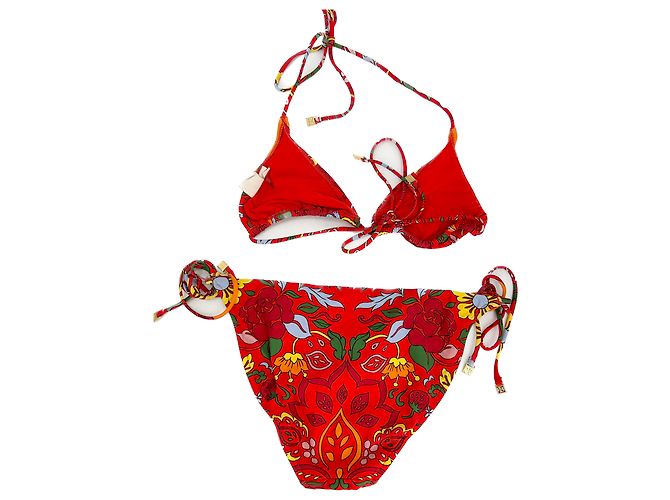 Tory Burch Badebekleidung T.International S Polyester Rot - Ansicht 2