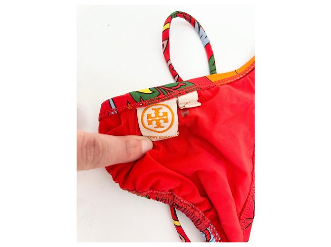 Tory Burch Badebekleidung T.International S Polyester Rot - Ansicht 3