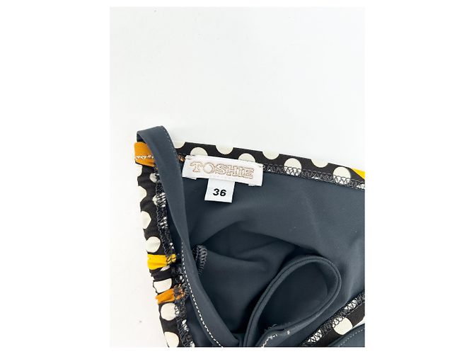 Autre Marque Nicht signiert / Unsignierte Badebekleidung T.FR 36 Polyester Schwarz - Ansicht 3