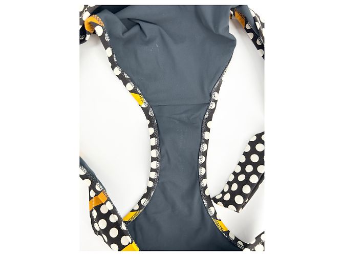 Autre Marque Nicht signiert / Unsignierte Badebekleidung T.FR 36 Polyester Schwarz - Ansicht 6