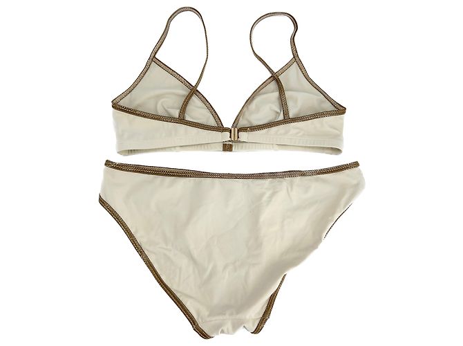Autre Marque Nicht signiert / Unsignierte Badebekleidung T.FR 36 Polyester Roh - Ansicht 2