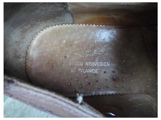 Autre Marque Scarpe derby Arcus in pelle marrone scuro - vista 7