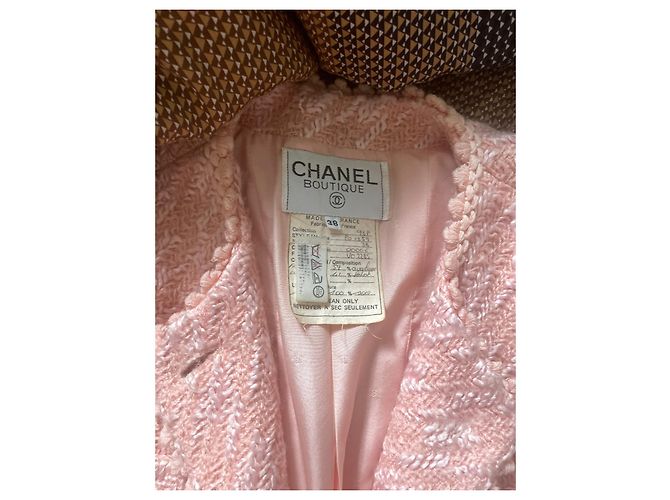 Cambon Chanel Chaqueta rosa de pasarela de 1993 - vista 3