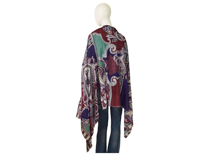 Autre Marque Bella Ballou Paisley Wollschal mehrfarbig - Ansicht 3