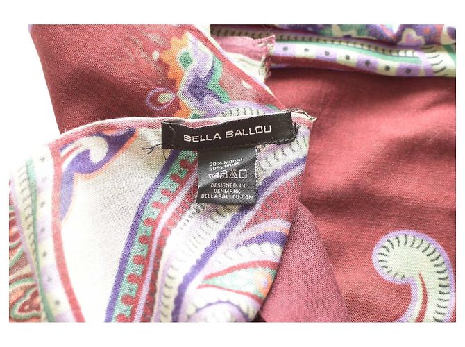 Autre Marque Bella Ballou Paisley Wollschal mehrfarbig - Ansicht 4