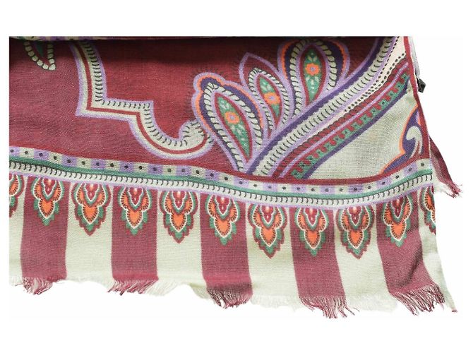Autre Marque Bella Ballou Paisley Wollschal mehrfarbig - Ansicht 7