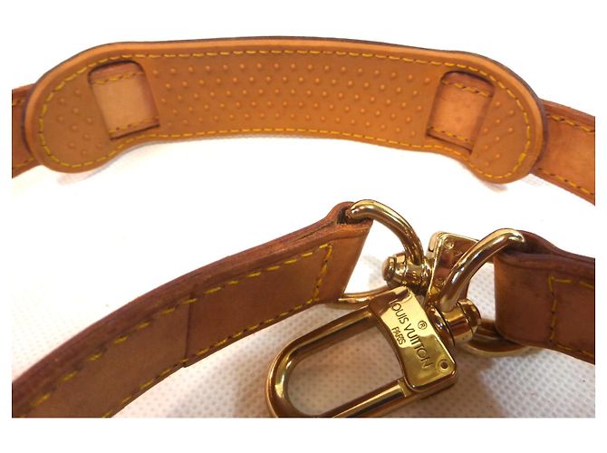 Louis Vuitton Correa para Keepall 60 monogram Beige - vista 5