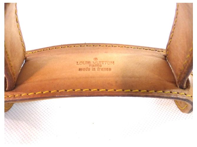 Louis Vuitton Correa para Keepall 60 monogram Beige - vista 9