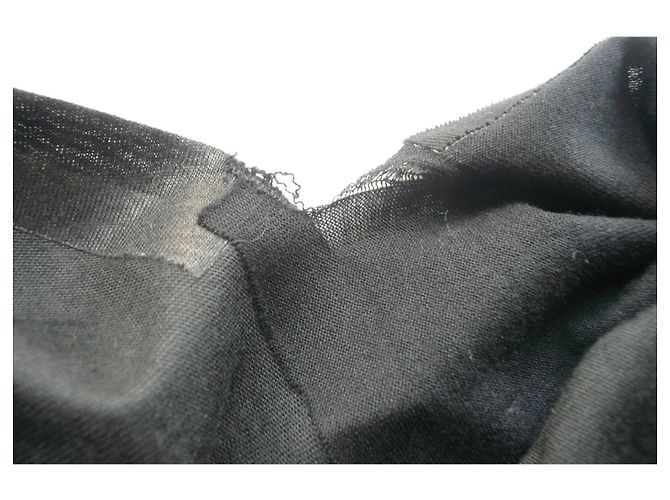 Maglietta nera bicolore Balenciaga TS Nero - vista 6