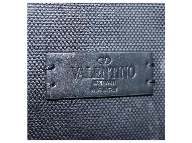 VALENTINO Borsa Tote Canvas Nera Auth bs14456 Nero - vista 11