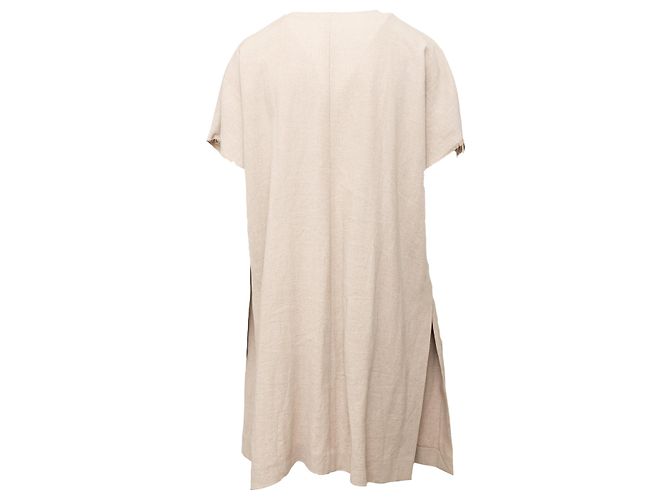 Autre Marque Dušan Leinenjacke mit halben Ärmeln Beige - Ansicht 2