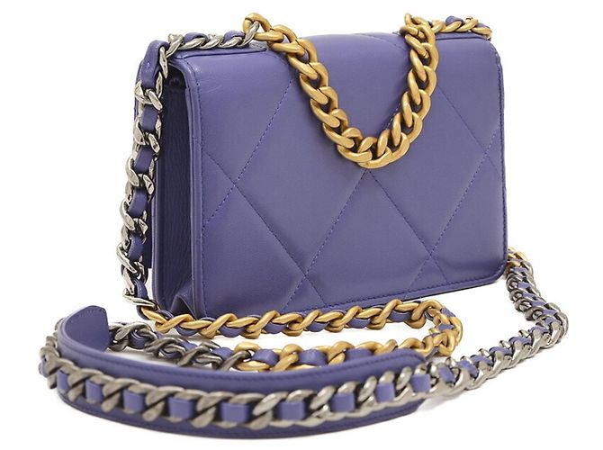 Chanel Wallet on Chain Violet - vue 2
