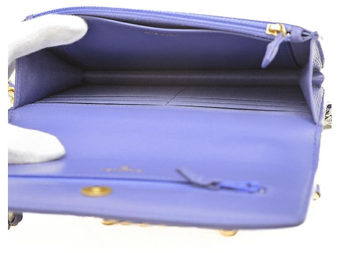 Chanel Wallet on Chain Violet - vue 4