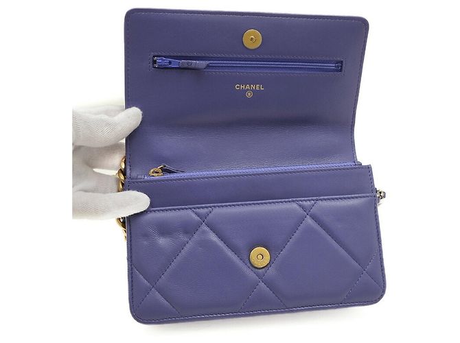 Chanel Wallet on Chain Violet - vue 5