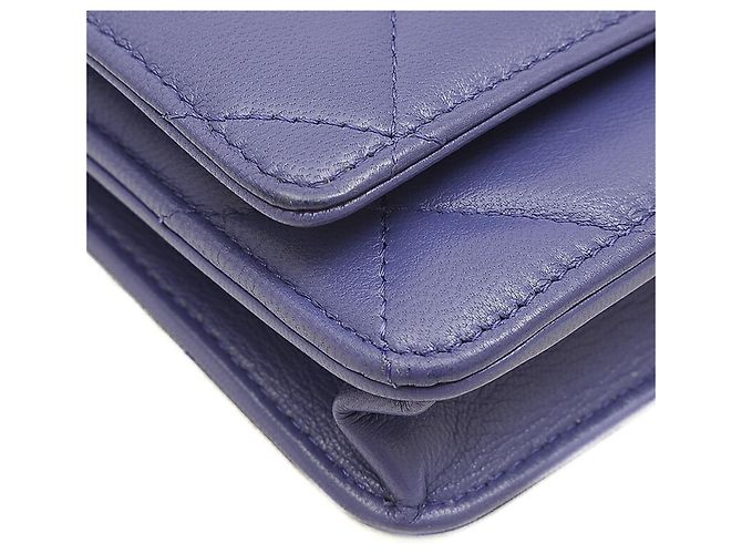 Chanel Wallet on Chain Violet - vue 8