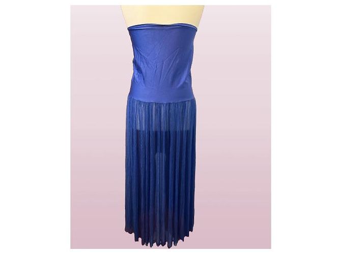 Vestido Nicole Olivier Azul de Nylon - vista 2