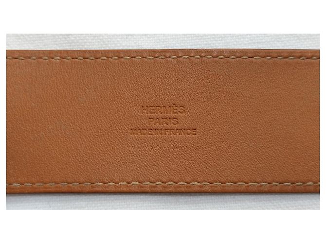Bracciale Hermès Collier de chien in pelle kaki Cachi - vista 8