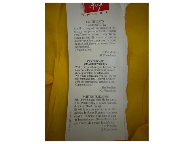 Autre Marque Vestido sin mangas amarillo Parah con botones - vista 7