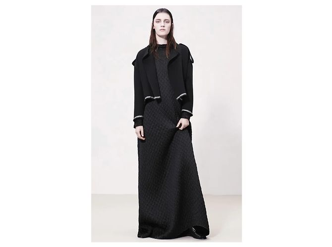 Autre Marque Langes Steppkleid „Dušan“ Schwarz - Ansicht 2