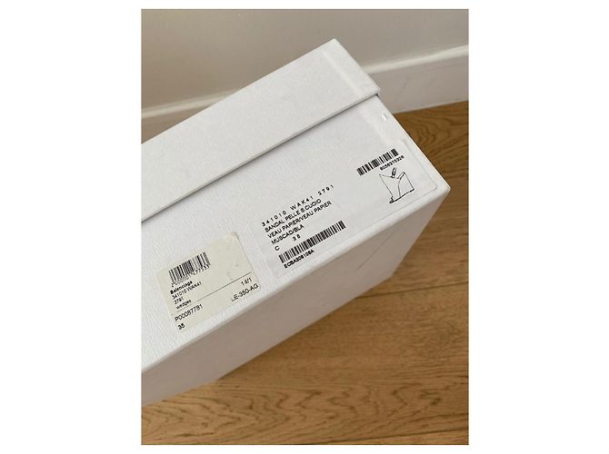 Sandali BALENCIAGA T.EU 35 Pelle Cammello - vista 7