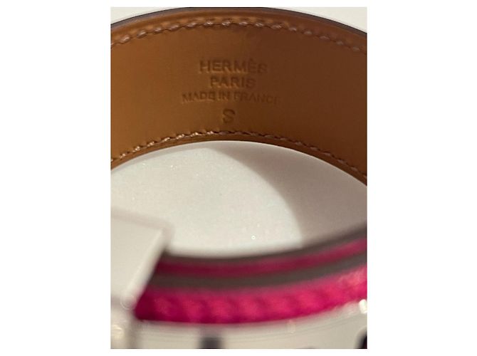Médor Hermès Bracciali HERMES T. Pelle Rosa - vista 4